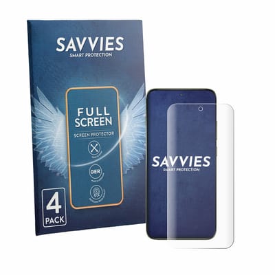 Savvies - Screenprotector voor Motorola Edge 70 Pro - Folie Beschermfolie transparant volledig dekking 4 Stuks