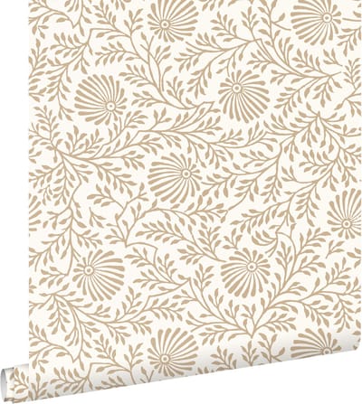 ESTAhome behang vintage bloemen beige - 50 x 900 cm - 131511