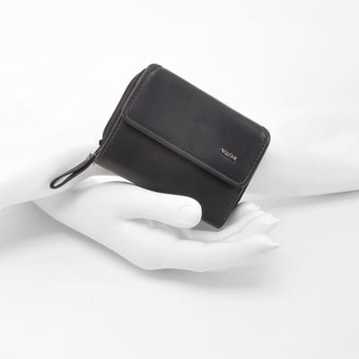 Berba | Soft | Damesportemonnee | 6 pasjes | RFID | Donkerblauw | Leer
