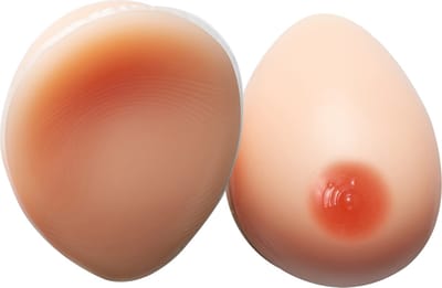 Borstprothese - 2-delige set - Cup D - 1000 gram - ZELFKLEVEND - 100% hypoallergene medische siliconen - kunstborst - Protheses - Nep Borst - Valse Borsten - Kunst Borst - Siliconen Huid - Crossdresser - Transgender - Travestiet - Body4Everybody
