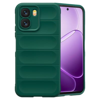 imoshion Hoesje - Geschikt voor Oppo A6x (5G) / Oppo A6x (4G) - EasyGrip Backcover - Donkergroen