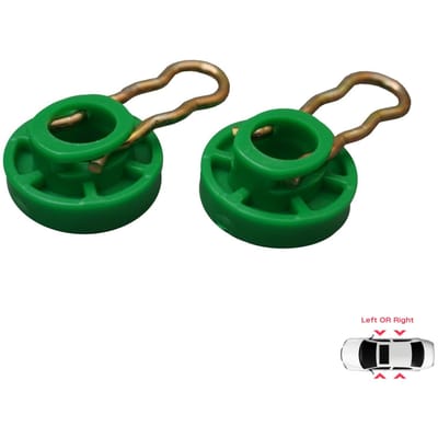 BWR5174-1 2X Clips de Galet Coulissant de Lève-Vitre pour Saab 9-3 9-5 MK1 900 Volvo 740 850 940 960 S70 S90 V70 V90 XC70 1 4493433