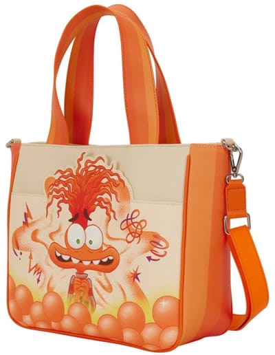 Disney Pixar Loungefly Crossbody Bag met Coin Bag Inside Out 2 Anxiety
