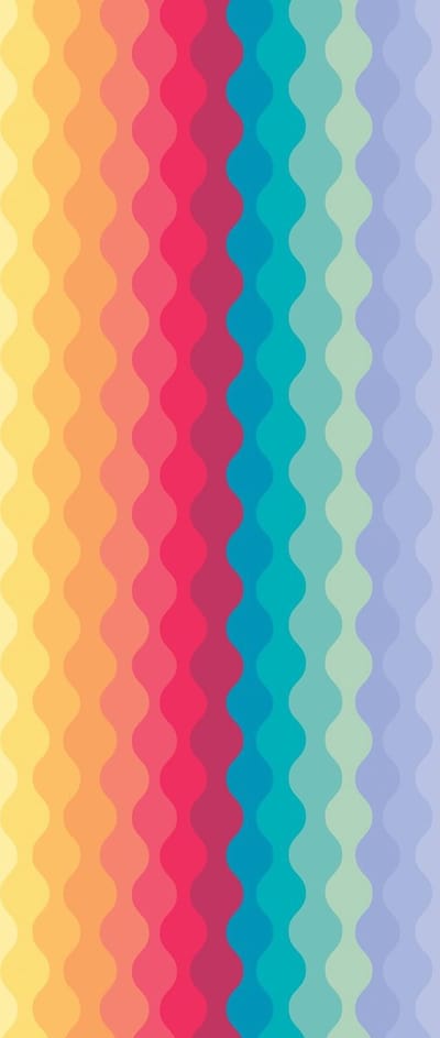 Modern Art Rainbow Photo Wallcovering
