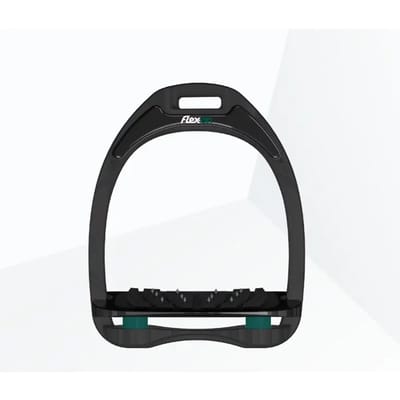 Ultra Grip Zwart/Antraciet Halfhoge stijgbeugels Flex-On Aluminium