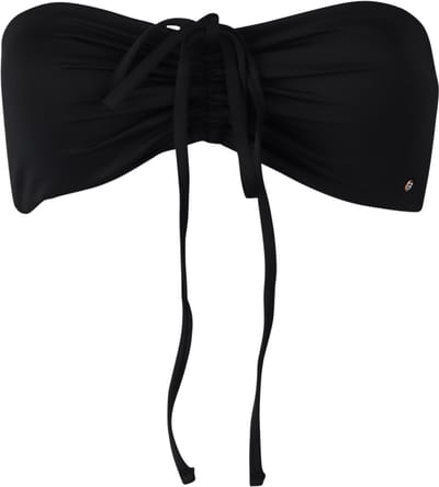 Brunotti - Suus - Bikini Topje Black- Dames - Bandeau Bikini Top - Uitneembare Vulling - Multiway - 38