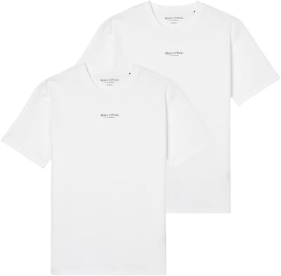 Marc O Polo T-shirt Medium-Logo Set van 2
