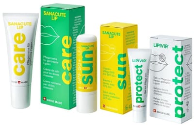 SANACUTE Set LIPIVIR protect & SANACUTE LIP sun & care Lippenpflege