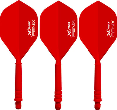 XQ Max Fenix Bar Flights Red Standard - Dart Flights