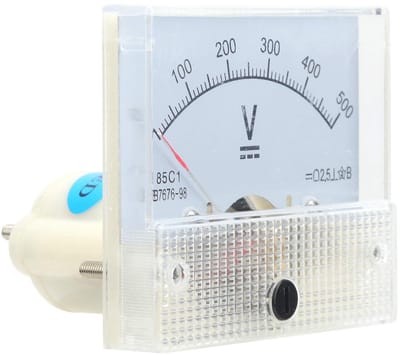 Analoge DC Voltmeter Paneelmeter 0-500V voor Spanningsmeting