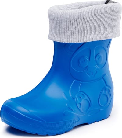 Ladeheid Kinder Regenlaarzen - Gevoerd en Waterdicht - EVA - LA-CA-Panda249 - Blauw - 22/23