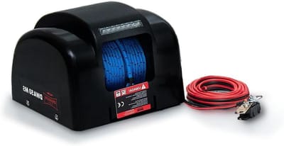 Elektrische ankerlier - Bootlier lier - Veilig ankeren - Draadloze bediening - 305 m touw - Zwart