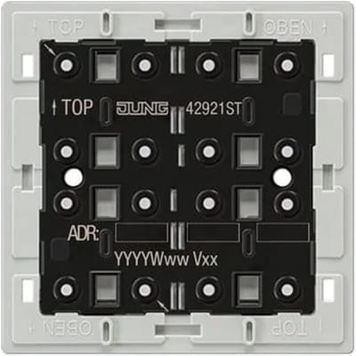 Jung KNX F40 - tastermodule - universeel - 2-voudig