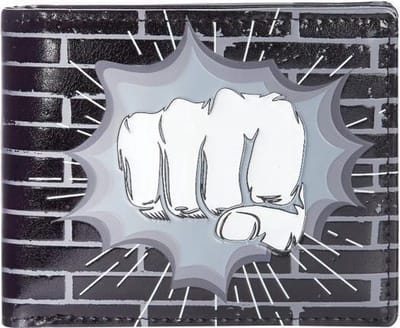 Shagwear Portemonnee - Stoere Billfold Heren Portemonnee - Mannen - Kunstleer - Fist Punch (009888W)