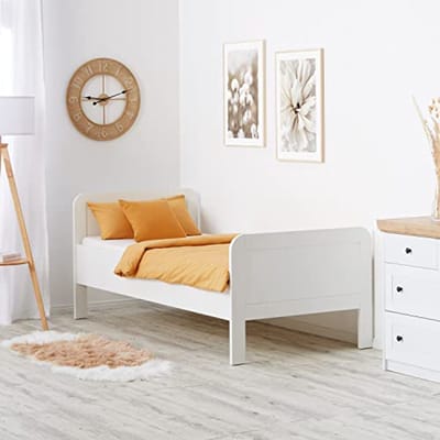 Comfortbed voor Senioren - 90 x 200 cm, Verhoogde Hoogte, Ideaal voor Gemakkelijk Opstaan