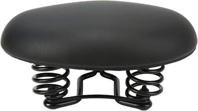 SnelShoppen - Fietszadel Dames en Heren, Comfortabel, Zacht, Ergonomisch, Schokabsorberend, Zonder Neus, Fietsaccessoires voor Recreatief en Sportief