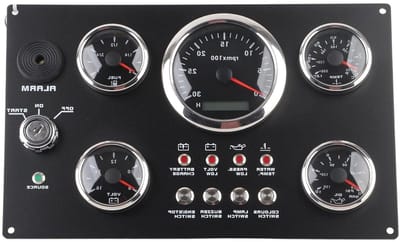 Boot Instrumentenpaneel Set 12V Voltage Meter Tachometer Watertemperatuurmeter Oliedrukmeter Oliemeter Voor Marine Boot