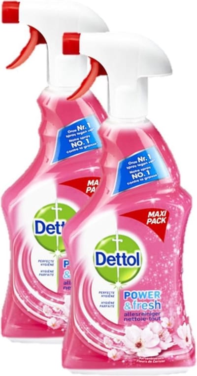 Dettol Allesreiniger Spray Kersenbloesem - Maxi Pack - 2 x 750 ml
