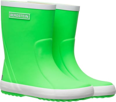 Bergstein Classic Limited Edition Unisex Junior Regenlaarzen - Neon Green