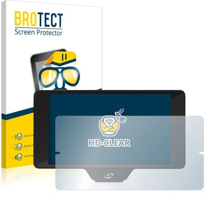 BROTECT - Screenprotector voor Coyote Nav+ 2017 - Folie Beschermfolie transparant 2 Stuks