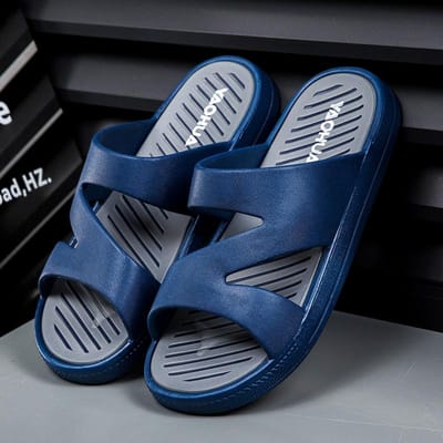 Nieuwe Pantoffels Heren Zomer Casual Schoenen voor Heren Buiten Comfortabel Zachte Zool Slippers Strandsandalen Maat 39-44 Zaoatos Hombre 40 gray