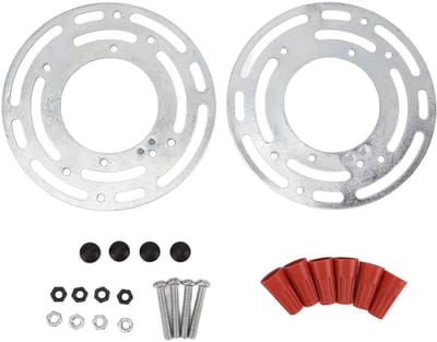 JGS Premium - Verlichtingsarmatuur Beugel Set voor Plafond Ventilator Montage - Roestvrijstalen Installatie Accessoires