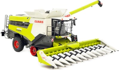 MarGe Models Claas Lexion 6800 Terra Trac met Corio 1275C Conspeed, schaal 1:32