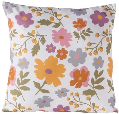 Boltze - Sierkussen - Outdoor - Kussen -Antonia - Bloemen - 45x45 cm - Polyester - Weerbestendig