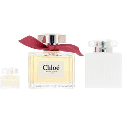 Chloé Chloé Intense Giftset - 100 ml eau de parfum spray + 5 ml eau de parfum tasspray + 100 ml bodylotion - cadeauset voor dames