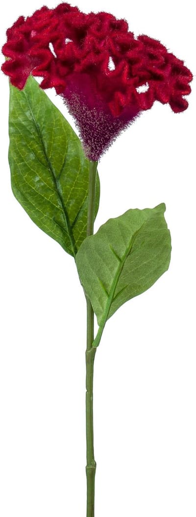 Emerald - Kunstbloem Celosia 62cm beauty - Kunstplant voor binnen