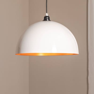Opviq Berceste 232-S hanglamp Ø40cm wit/goud
