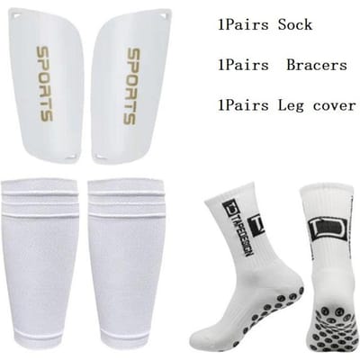 Lot de 3 ou 5 sacs à cordon pour hommes et femmes, chaussettes de football, de fitness, de randonnée, couvre-jambes, chaussettes de football antidérapantes, protège-jambes, protège-tibias 38-46