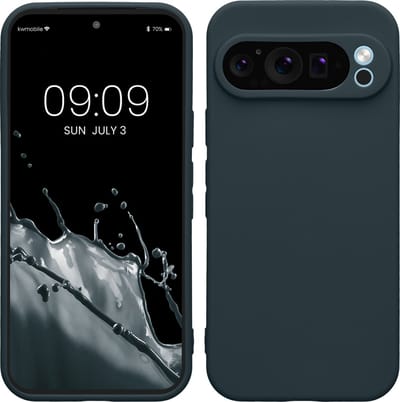 kwmobile telefoonhoesje geschikt voor Google Pixel 9 Pro - Hoesje voor smartphone - Precisie camera uitsnede - In leisteen