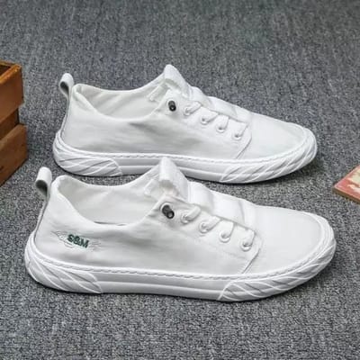 Oude Beijing Stoffen Schoenen Heren Zomer Ijszijde Stof Ademend Arbeidsbescherming Instappers Board Schoenen Heren Casual Wit Canvas 44 gray