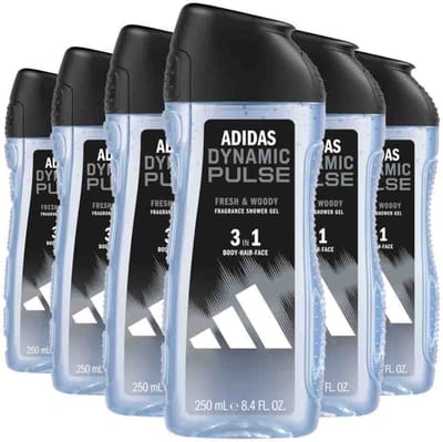 Adidas Shower Gel Dynamic Pulse - 6 x 250 ml - Voordeelverpakking