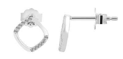AKZENT Akzent Dames oorbel "Cala" van 925 Sterlingzilver, gerhodineerd, duurzaam