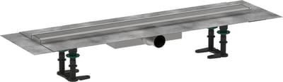 Hansgrohe RainDrain Compact - Douchegoot 70 cm, met rooster, geborsteld roestvrij staal 56164800
