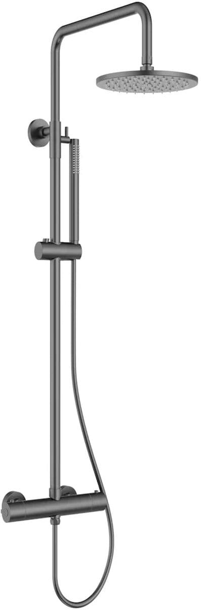 DutchLine - Thermostatische Doucheset Grip-250 - Gunmetal