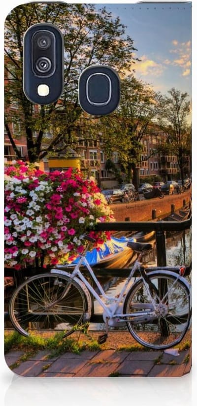 Samsung Galaxy A40 Book Cover Amsterdamse Grachten