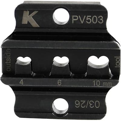 PV503 PV503 Persunit Photovoltaik-connector 4 tot 10 mm² Geschikt voor merk Klauke EKM50ML