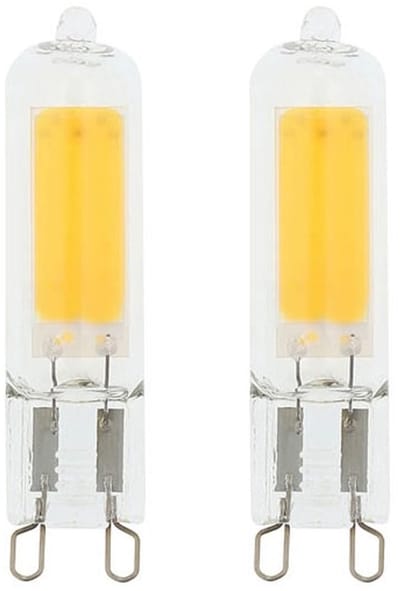 VITO LED Capsule Steeklamp G9 - 3.2W (vervangt 30W) - 325lm - 2700K - 220-240V - Ø14mm - Energiezuinig - 2 stuks