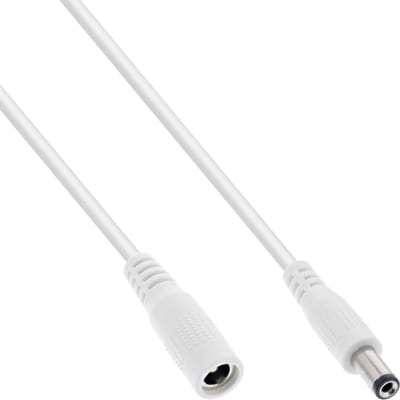 InLine 26802E electriciteitssnoer Wit 2 m EIAJ-02 (5.5 x 2.1 mm)