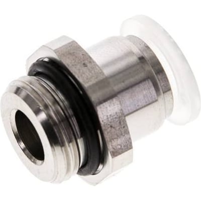 10mm x G3/8'' PA/RVS Insteekfitting Buitendraad EPDM