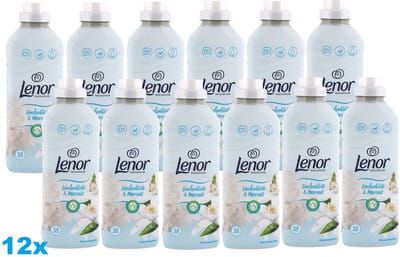 Lenor Wasverzachter Linden Blossom & Sea Salt – 12 x 950 ml – 456 Wasbeurten – Langdurige Frisheid & Zachte Was
