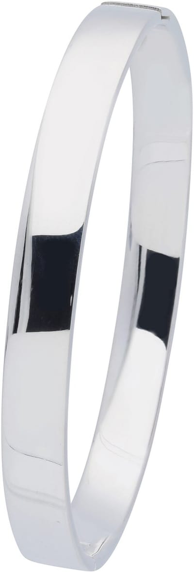 Glow - Zilveren bangle - Dames - Zilver - 21 cm