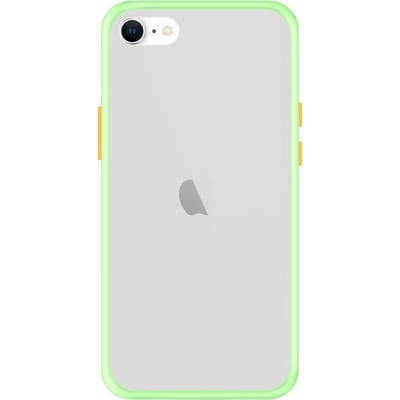 iPhone SE (2020) Back Cover - Lichtgroen/Transparant