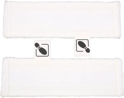 Vervangende Stoomreiniger Mop Pads, 2 Stuks Geschikt voor Diverse Stoomreinigers, Ideaal voor Vloerreiniging en Diepe Reiniging
