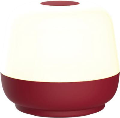 Luxus Europe - Tafellamp Naxos Bordeaux - Draadloze Tafellamp Buiten - Oplaadbaar - USB-C - Dimbaar - Warm Wit - Waterbestendig