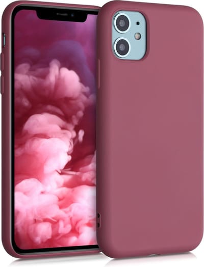kwmobile telefoonhoesje geschikt voor Apple iPhone 11 - Hoesje voor smartphone - Back cover in donkerroze