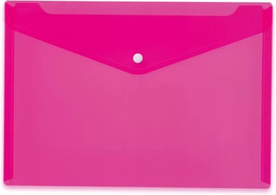 Opbergmapje 33x23cm PP pink